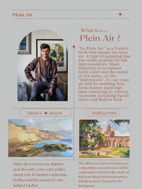 PLEIN AIR STUDIO CLASS