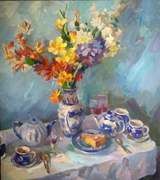 TEA PARTY STILL LIFE | ORIGINAL